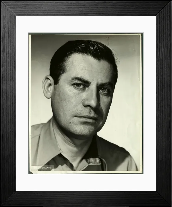 Framed Print : Portrait of John Hodiak
