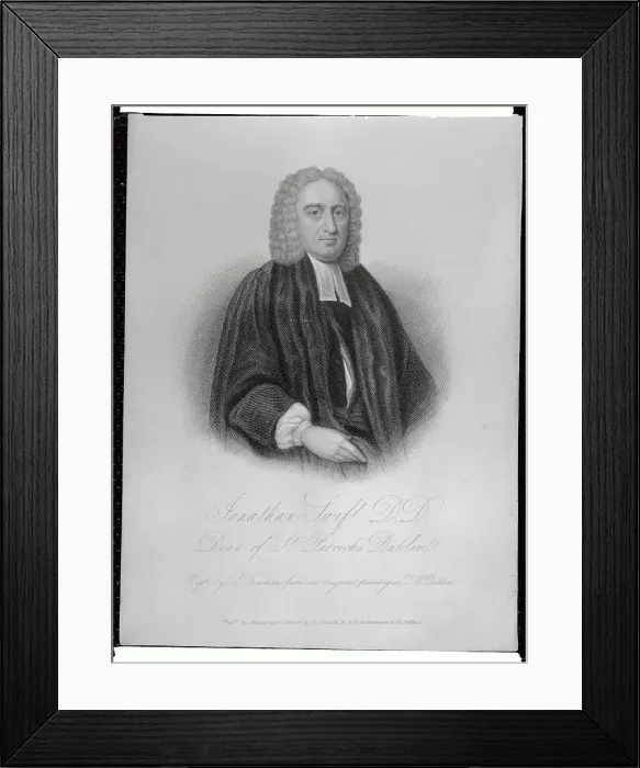 Framed Print : Dean of Patricks Dublin Jonathan Swift Framed Print : Dean of Patricks Dublin Jonathan Swift