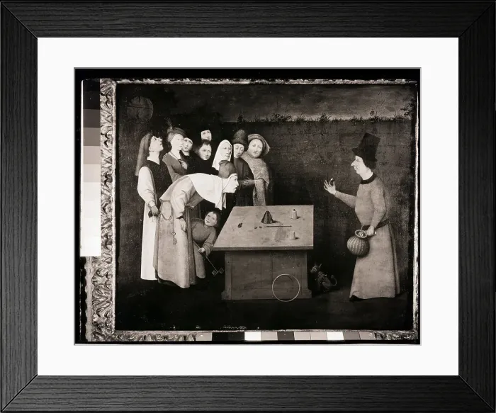 Framed Print : The Conjurer by Heironymous Bosch Framed Print : The Conjurer by Heironymous Bosch