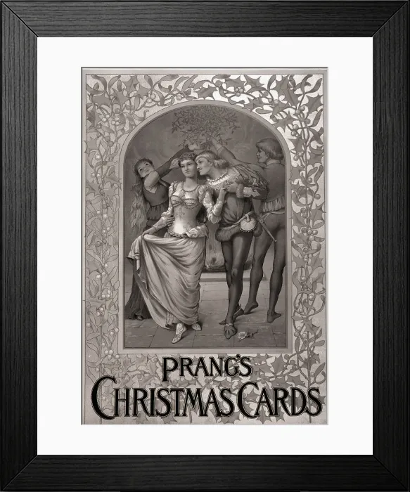 Framed Print : Advertisement For Prang'S Cards
