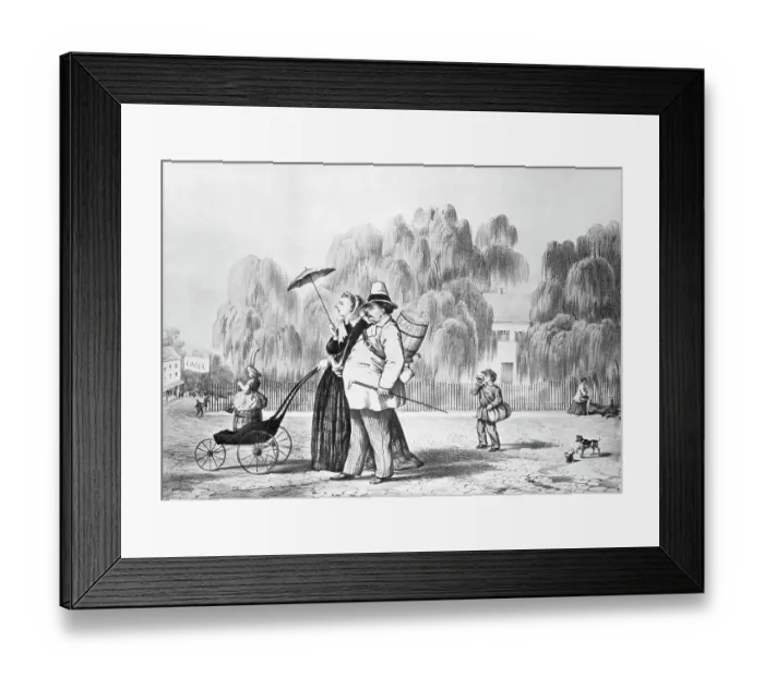 Framed Print : Citizens Carrying Beer While Strolling Framed Print : Citizens Carrying Beer While Strolling