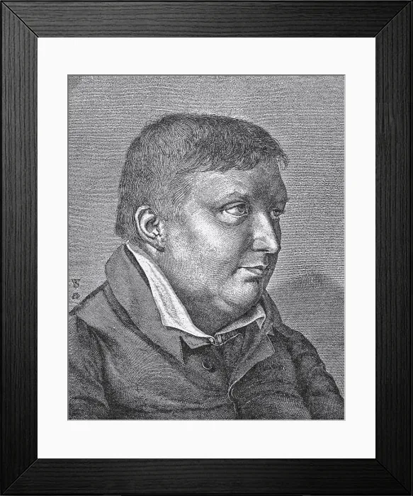 Framed Print : Friedrich von Schlegel Framed Print : Friedrich von Schlegel