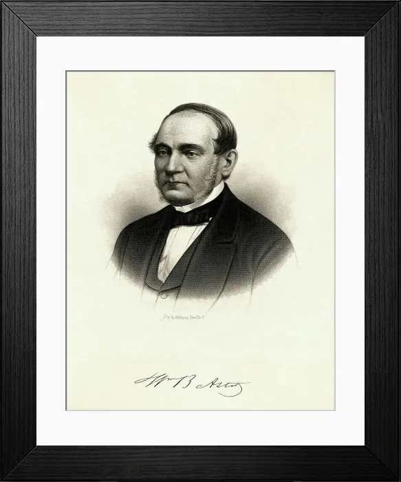 Framed Print : Portrait of William B. Astor