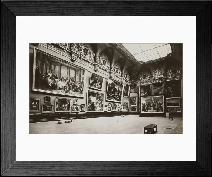 Framed Print : Gallery in the Louvre Framed Print : Gallery in the Louvre