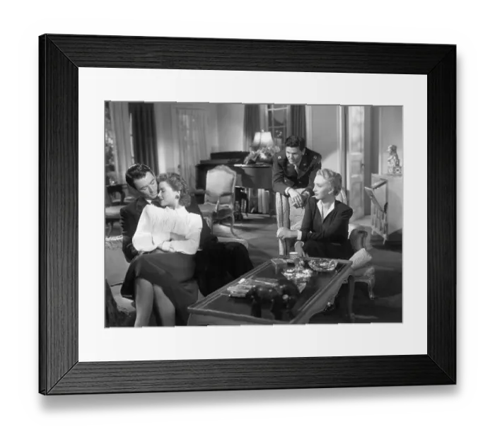 Framed Print : Gregory Peck W / John Garfield In Film Framed Print : Gregory Peck W / John Garfield In Film