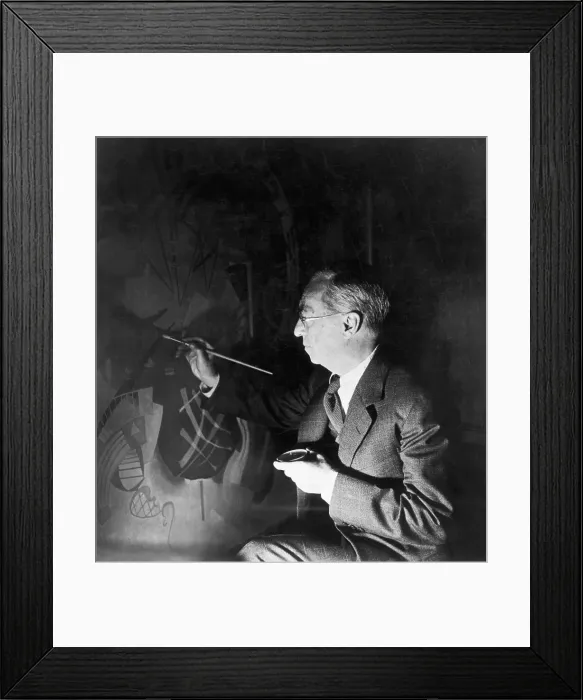 Framed Print : Expressionist Wassily Kandinsky Painting