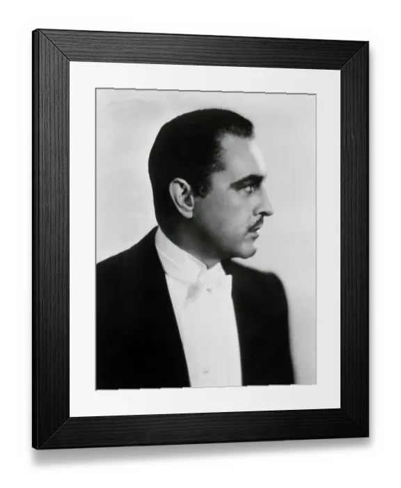 Framed Print : Portrait of John Barrymore
