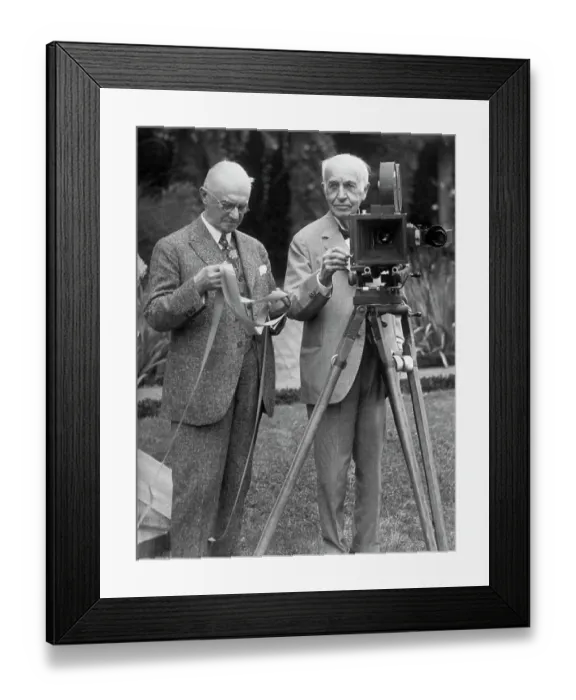 Framed Print : George Eastman W / Thomas Edison Framed Print : George Eastman W / Thomas Edison