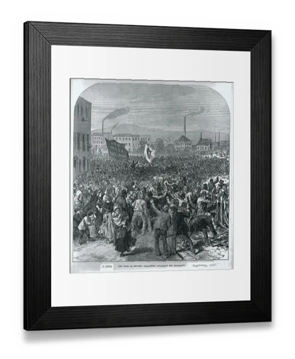 Framed Print : Riots in Belfast Framed Print : Riots in Belfast