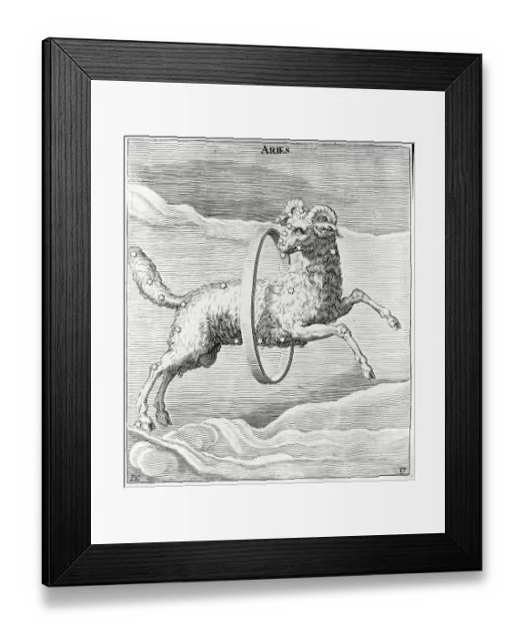 Framed Print : Aries Constellation Framed Print : Aries Constellation
