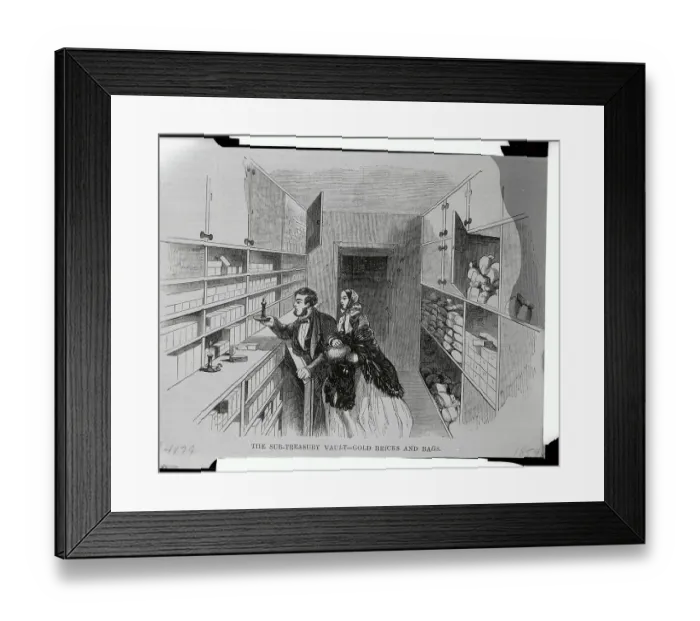 Framed Print : Sub Treasury Vault Framed Print : Sub Treasury Vault