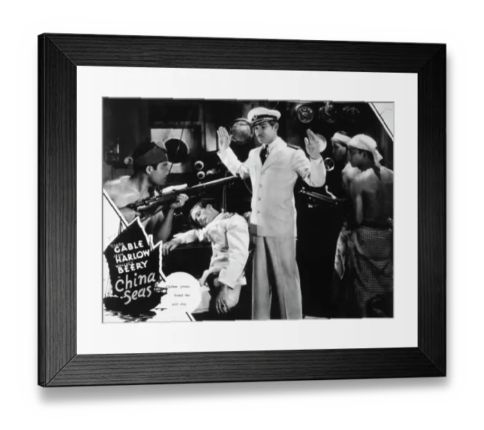 Framed Print : Movie Poster for China Seas Framed Print : Movie Poster for China Seas