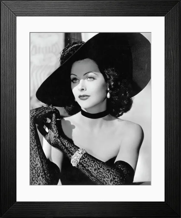 Framed Print : Portrait of Hedy Lamarr Framed Print : Portrait of Hedy Lamarr