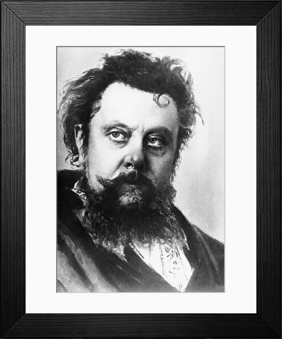 Framed Print : Portrait of Modest Mussorgsky Framed Print : Portrait of Modest Mussorgsky