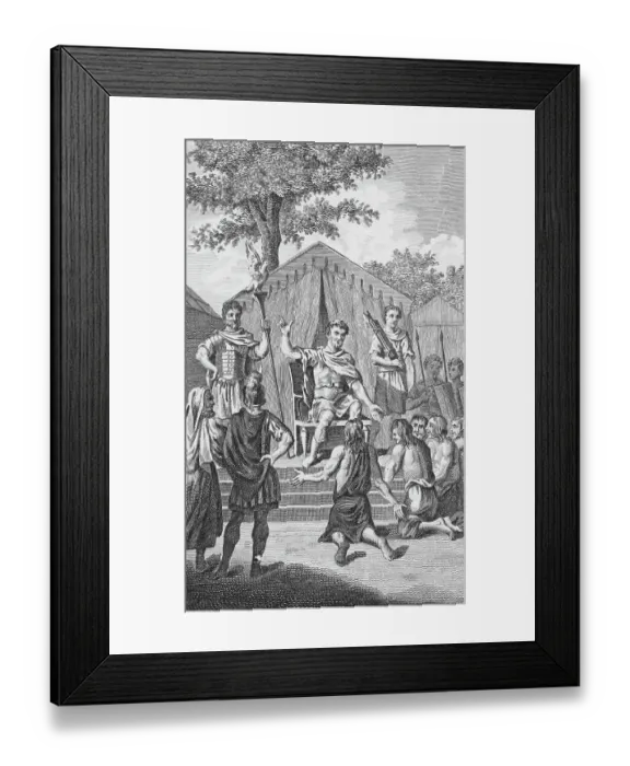 Framed Print : Claudius on His Throne Framed Print : Claudius on His Throne