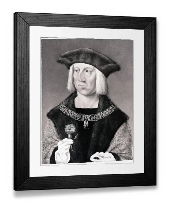 Framed Print : Portrat Of Emperor Maximilian I Framed Print : Portrat Of Emperor Maximilian I