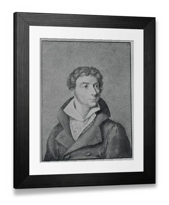 Framed Print : Portrait of Lorenz Oken