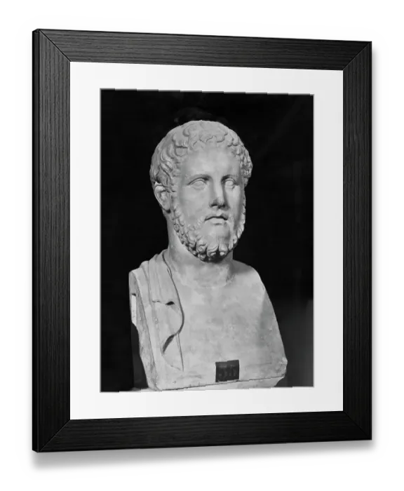 Framed Print : Bust Sculpture of Alcibiades Framed Print : Bust Sculpture of Alcibiades