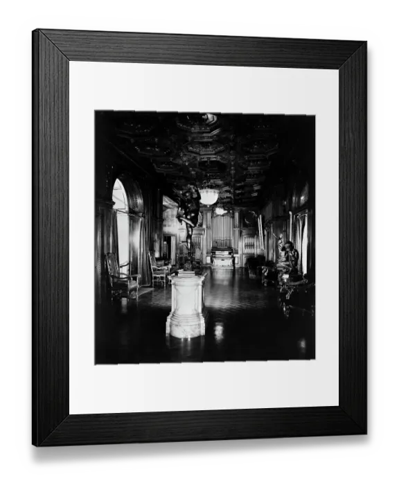 Framed Print : Main Hall Of Andrew Carnegie'S Mansion Framed Print : Main Hall Of Andrew Carnegie'S Mansion