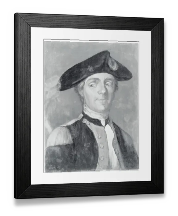 Framed Print : Portrait of John Paul Jones Framed Print : Portrait of John Paul Jones