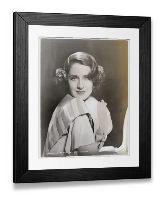Framed Print : Portrait of Actress Norma Shearer Framed Print : Portrait of Actress Norma Shearer