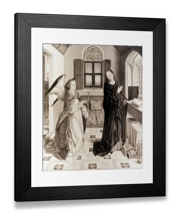 Framed Print : The Annunciation by Albert Bouts Framed Print : The Annunciation by Albert Bouts