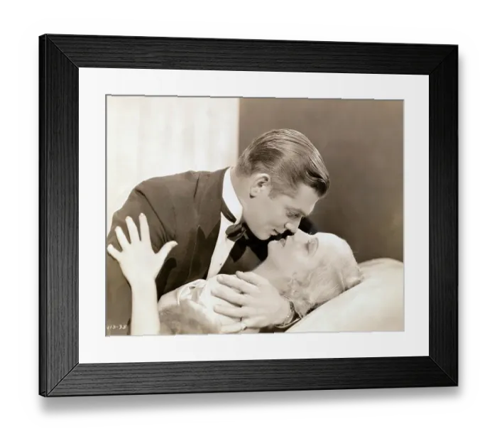 Framed Print : Clark Gable Embracing Carole Lombard Framed Print : Clark Gable Embracing Carole Lombard