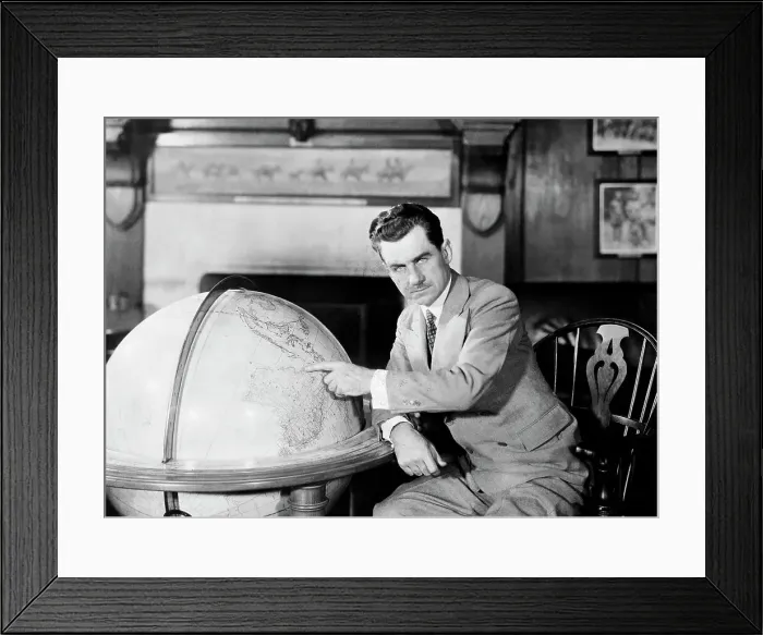 Framed Print : Lowell Thomas in The Blonde Captive