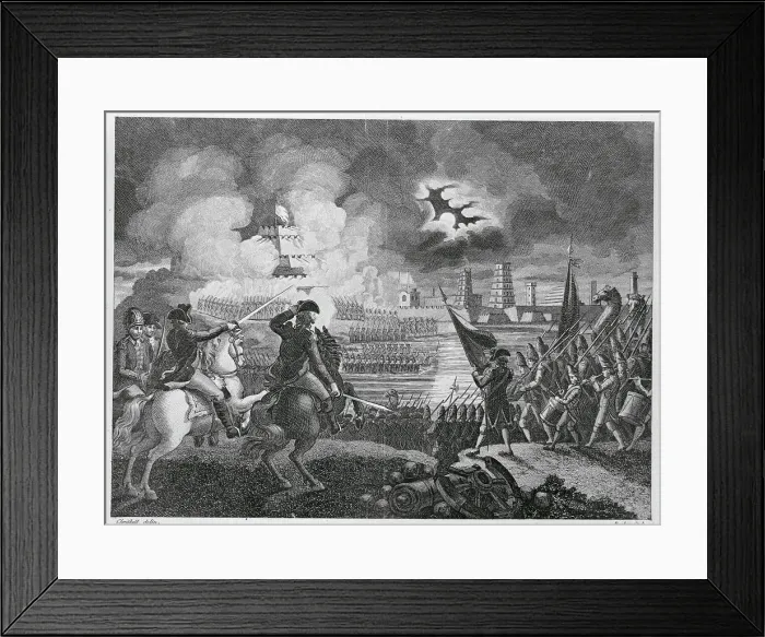 Framed Print : Engraving Portraying Defeat of Tipu Sahib Framed Print : Engraving Portraying Defeat of Tipu Sahib