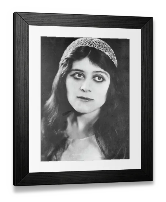 Framed Print : Portrait of Theda Bara