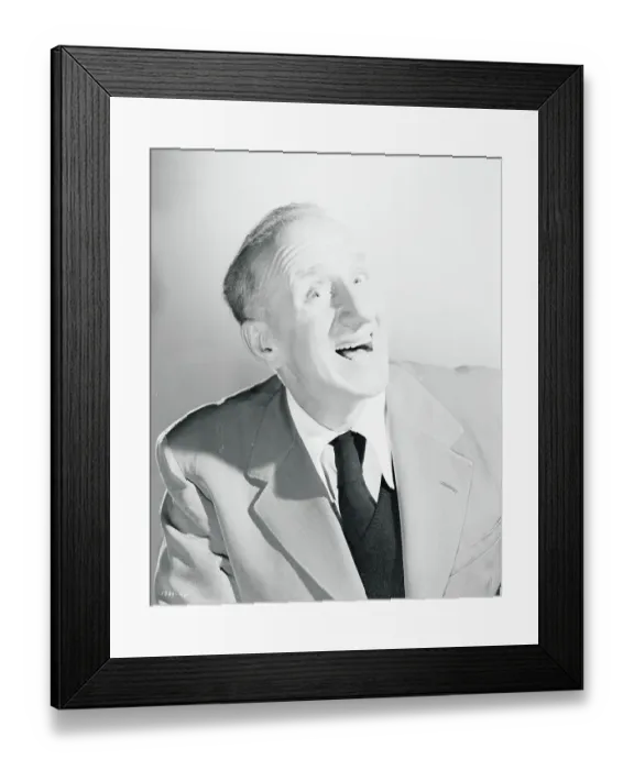 Framed Print : Portrait of Comedian Jimmy Durante Framed Print : Portrait of Comedian Jimmy Durante