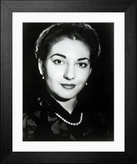Framed Print : Opera Singer Maria Callas Framed Print : Opera Singer Maria Callas