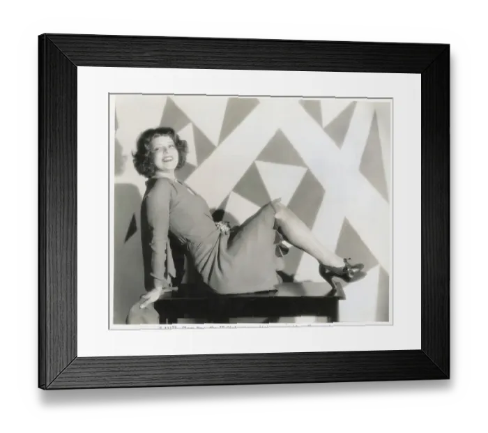 Framed Print : Clara Bow Posing Framed Print : Clara Bow Posing