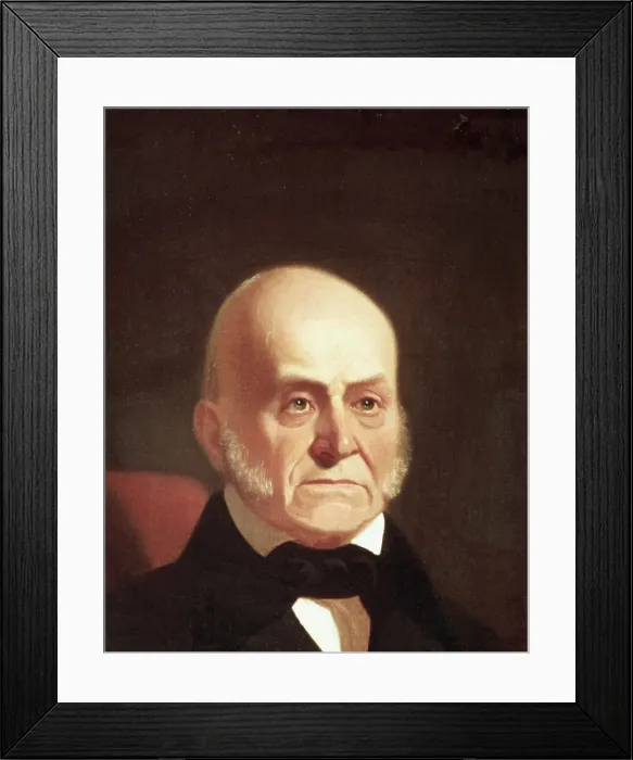 Framed Print : Portrait of John Quincy Adams Framed Print : Portrait of John Quincy Adams