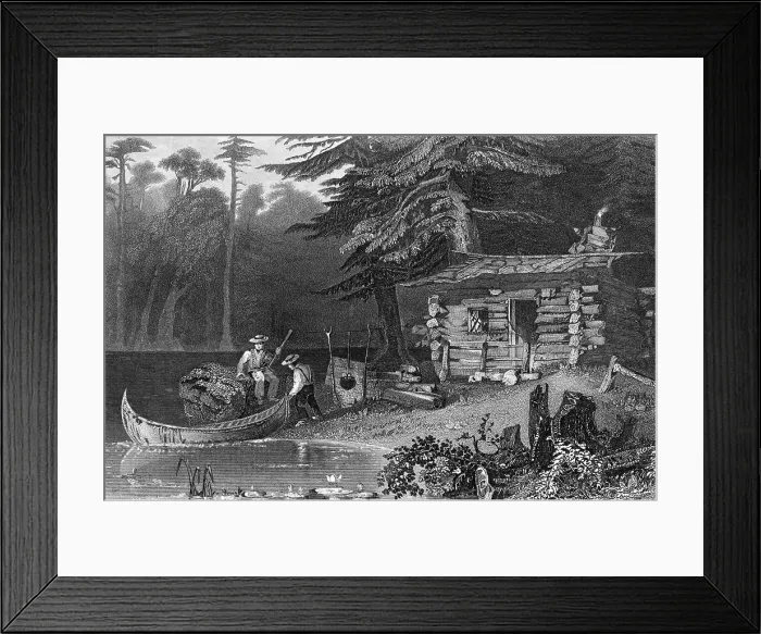 Framed Print : Shanty on Lake Chaudiere Framed Print : Shanty on Lake Chaudiere