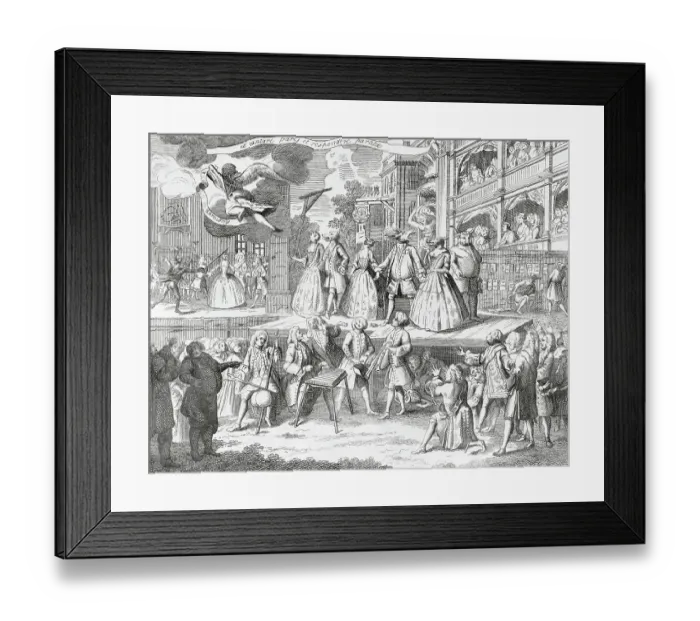 Framed Print : Engraving Entitled The Beggar's Opera Framed Print : Engraving Entitled The Beggar's Opera
