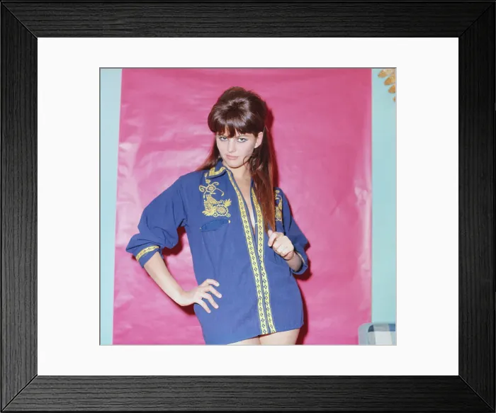 Framed Print : Portrait of Claudia Cardinale Framed Print : Portrait of Claudia Cardinale