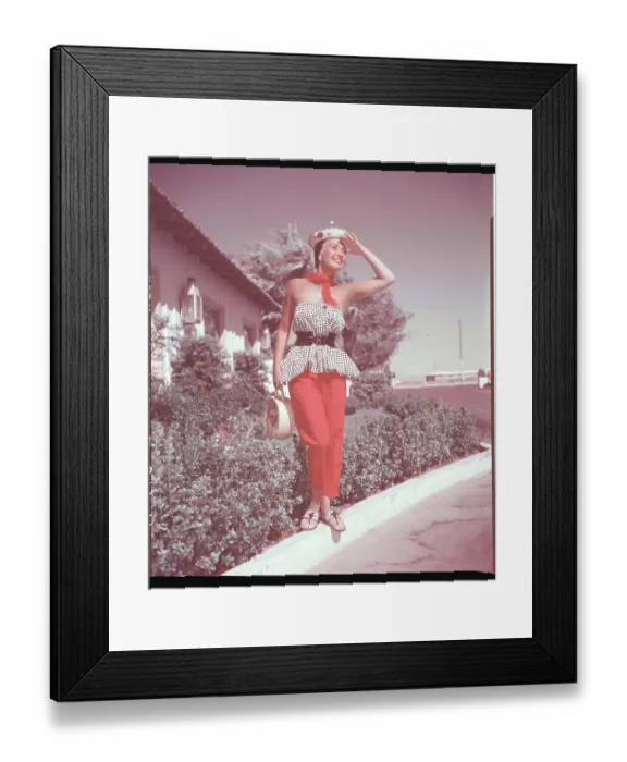 Framed Print : Portrait of Jane Powell Framed Print : Portrait of Jane Powell
