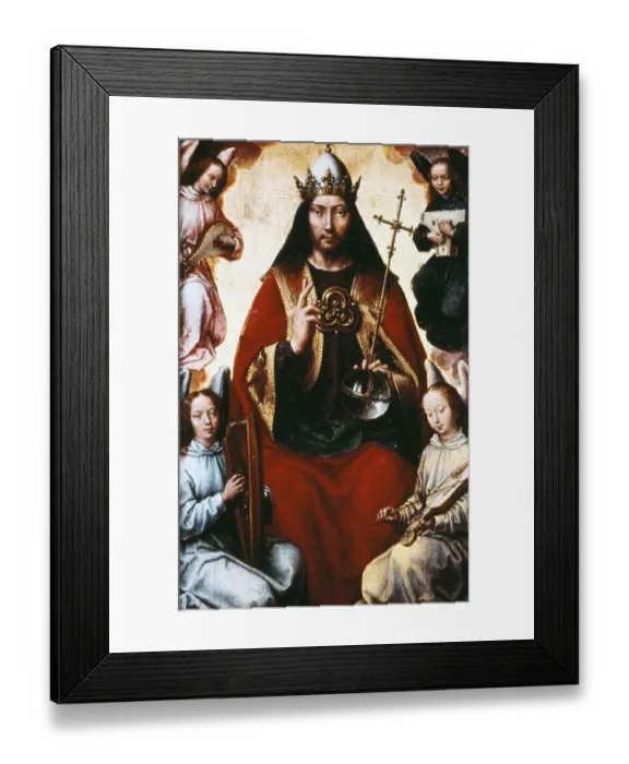 Framed Print : Christ in Majesty Painting From 1435-1494 Framed Print : Christ in Majesty Painting From 1435-1494