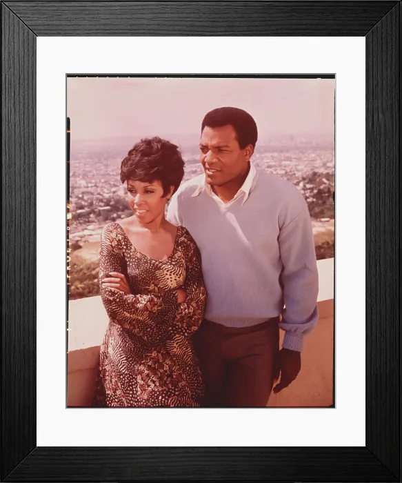 Framed Print : Diahann Carroll and Jim Brown Framed Print : Diahann Carroll and Jim Brown