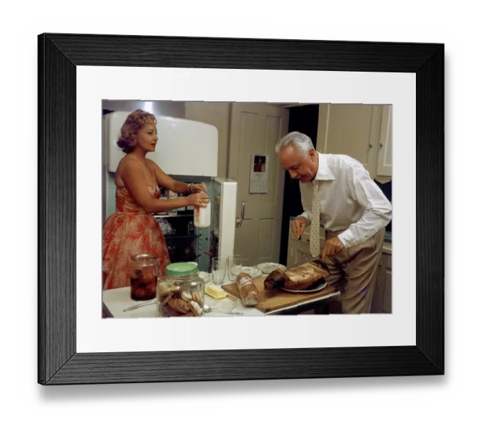 Framed Print : William Powell at Working in the Kitchen Framed Print : William Powell at Working in the Kitchen