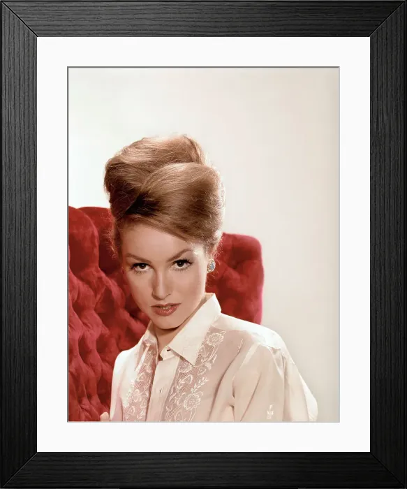 Framed Print : Portrait of Julie Newmar Framed Print : Portrait of Julie Newmar