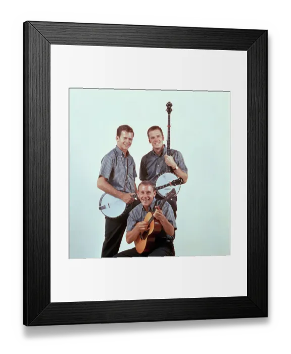 Framed Print : Kingston Trio Holding Instruments Framed Print : Kingston Trio Holding Instruments