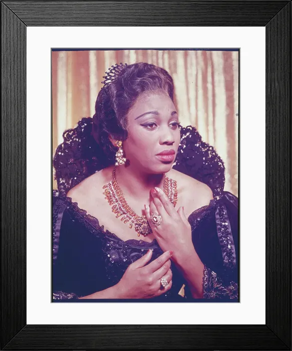 Framed Print : Portrait of Leontyne Price Framed Print : Portrait of Leontyne Price