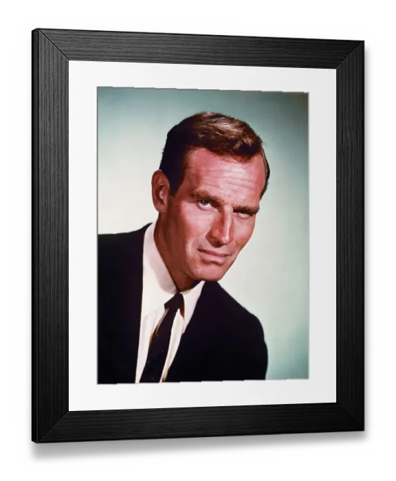 Framed Print : Charlton Heston Framed Print : Charlton Heston