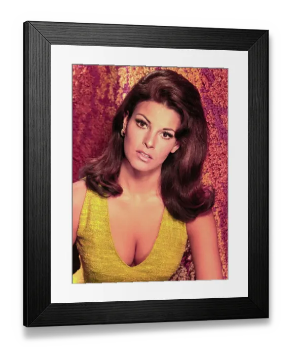 Framed Print : Portrait of Raquel Welch Framed Print : Portrait of Raquel Welch
