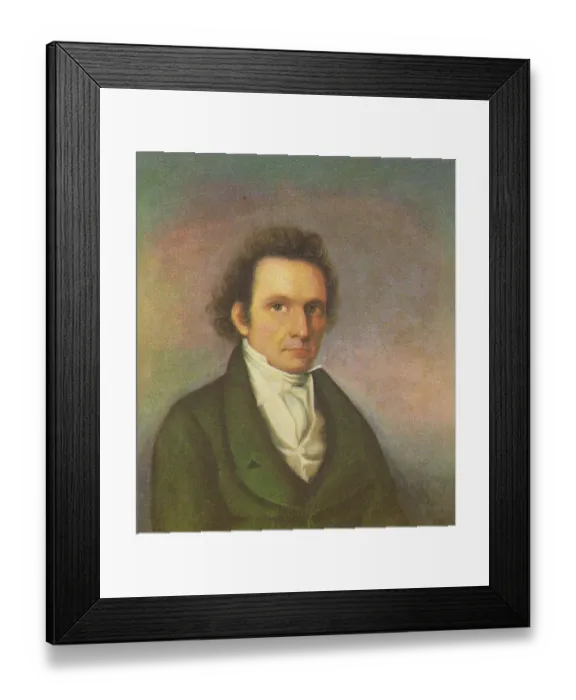Framed Print : Oil Painting of John James Audubon Framed Print : Oil Painting of John James Audubon