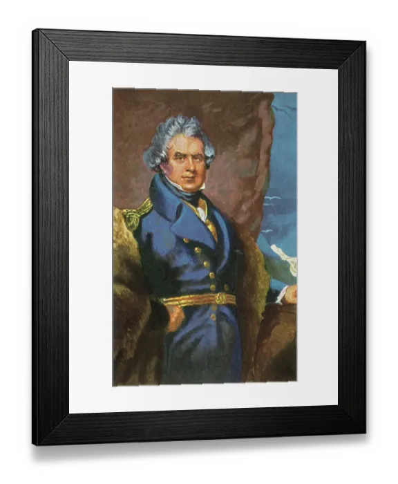 Framed Print : Portrait of John Ross Framed Print : Portrait of John Ross