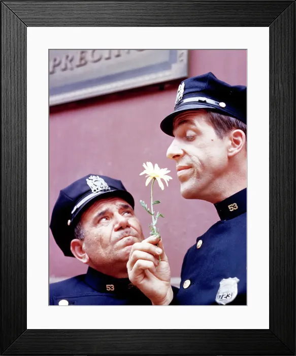 Framed Print : Fred Gwynne and Joe Ross in Television Scene Framed Print : Fred Gwynne and Joe Ross in Television Scene