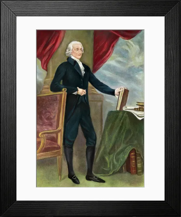 Framed Print : Portrait of John Jay Framed Print : Portrait of John Jay